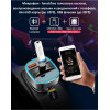 FM-трансмиттер Bluetooth 5.0 модулятор, зарядное устройство QC3.0, microSD и USB, handsfree NOVELEKA FM1