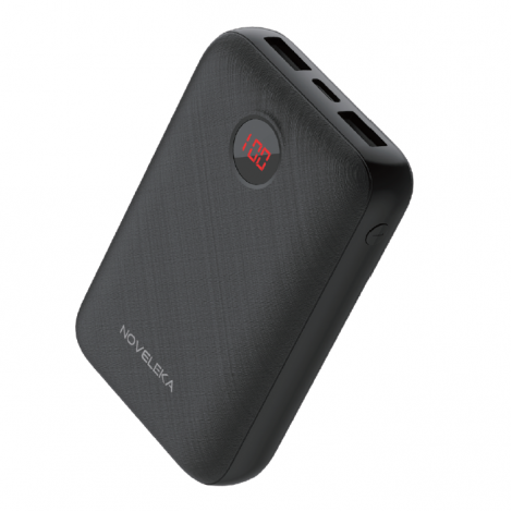 Внешний аккумулятор 10000mAh с дисплеем и Type-C входом NOVELEKA PB1 Power bank